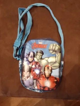 Borsa bambini Avengers blu