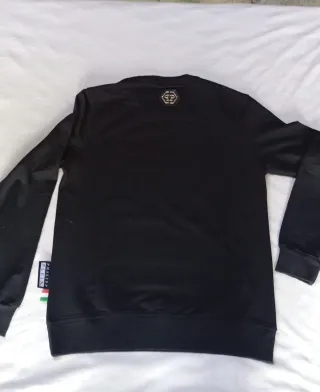 Felpa Philipp Plein Skull Strass Tg. M