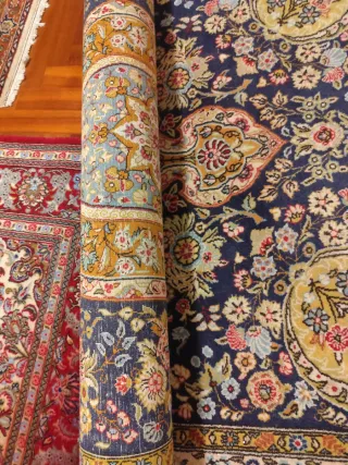 Tappeto Persiano Qum Seta e Lana