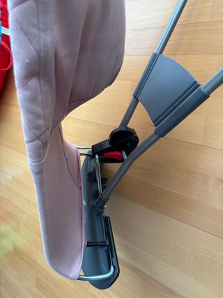 Hamaca BabyBjörn Bliss Rosa + Funda Azul Extra