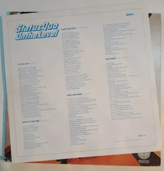 Vinilo Status Quo On the Level