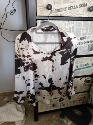 Camisa estampada vaca