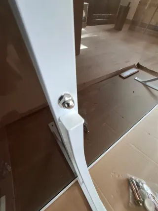 Marquesina aluminio blanco 1,5m