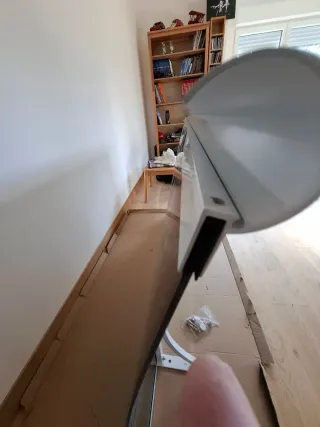 Marquesina aluminio blanco 1,5m