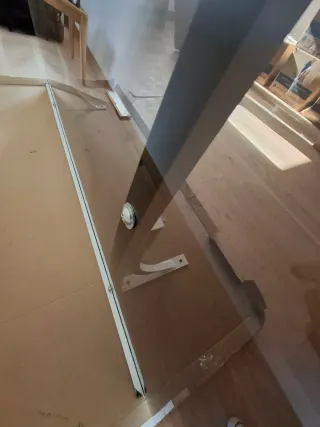 Marquesina aluminio blanco 1,5m