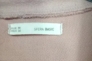 Sfera Sudadera Rosa Botones