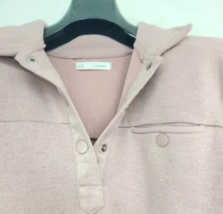 Sfera Sudadera Rosa Botones