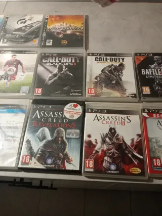 Lote Juegos PS3: FIFA, Assassin's Creed, Call of D