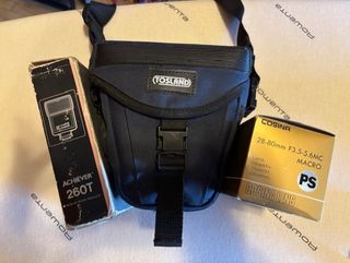 Cámara Praktica Super TL1000 + Flash Achiever...