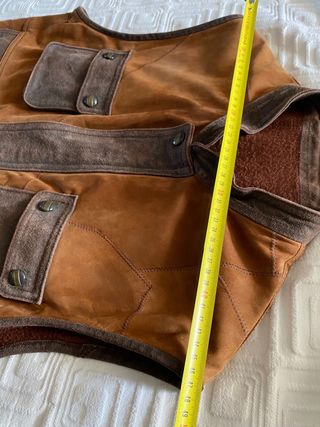 Chaleco de piel Zerimar para hombre