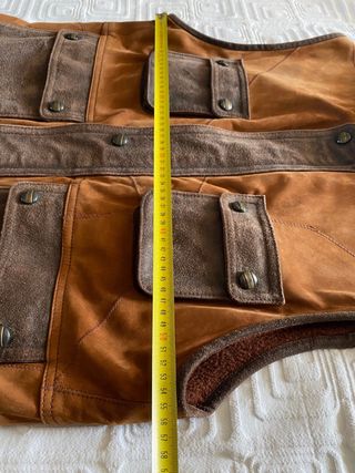 Chaleco de piel Zerimar para hombre