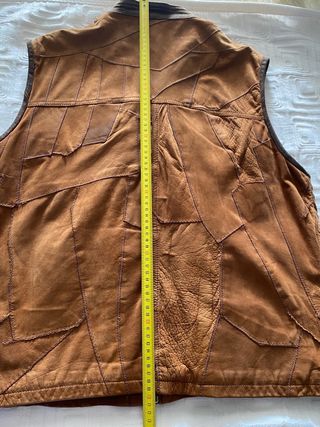 Chaleco de piel Zerimar para hombre