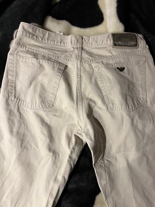 Pantalón Armani Jeans Beige Hombre