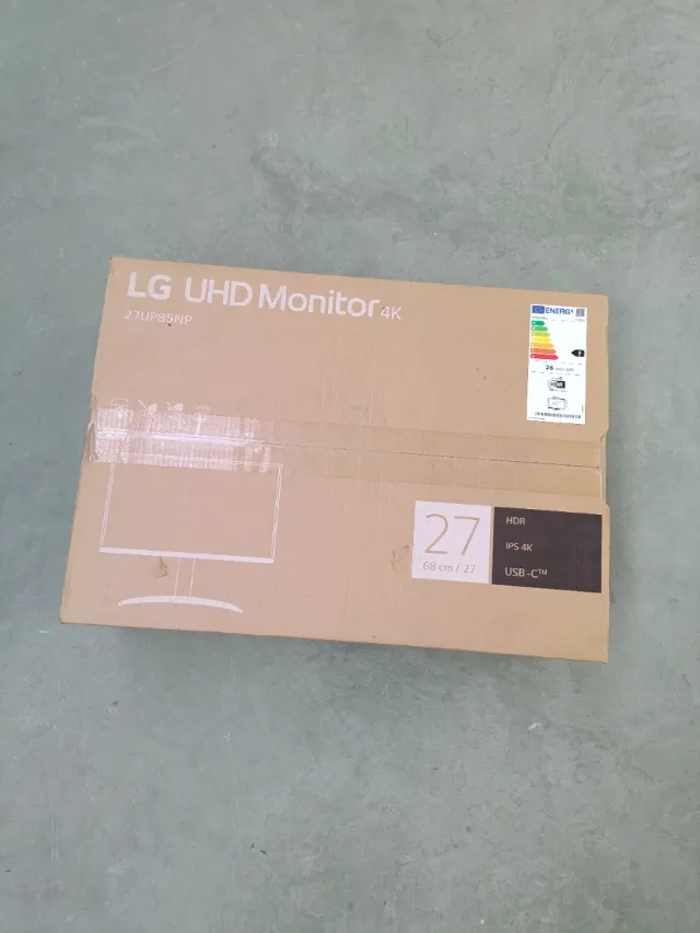 Monitor LG 27' IPS 4K Plata/Blanco