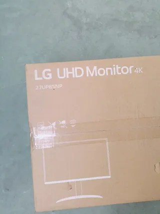 Monitor LG 27' IPS 4K Plata/Blanco