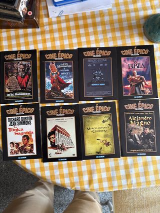Lote 8 Películas Cine Épico DVD