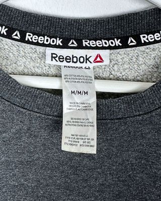 Sudadera Reebok Gris