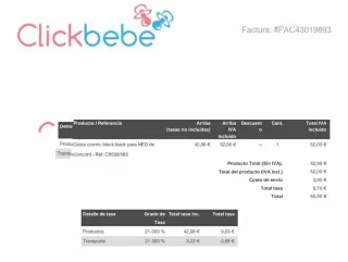 POR TIEMPO LIMITADO Concord Neo TRIO 2009 Silla