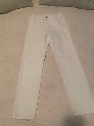 Pantalón blanco 11 a 12 años