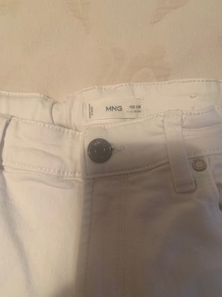 Pantalón blanco 11 a 12 años