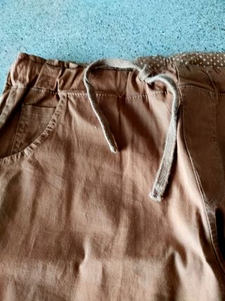 Pantaloni donna chino marroni