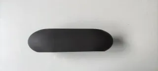 Lámpara Decorativa Moderna Negra y Plateada