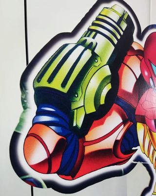 Super METROID Silueta Gigante