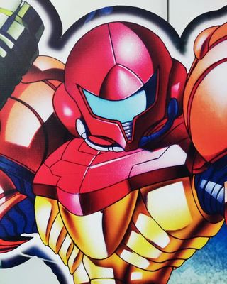 Super METROID Silueta Gigante