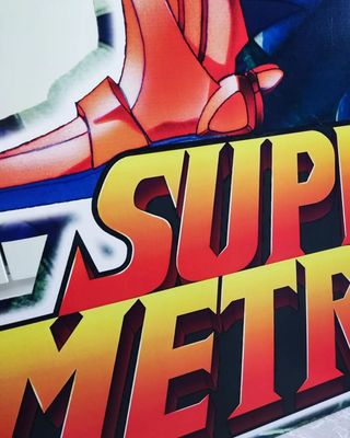 Super METROID Silueta Gigante