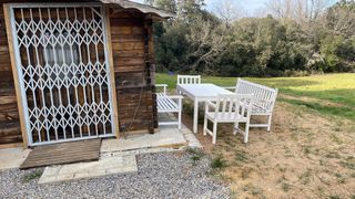 Caseta de madera para jardín