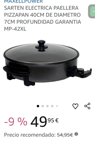 Paellera pa y pizza Eléctrica Nueva