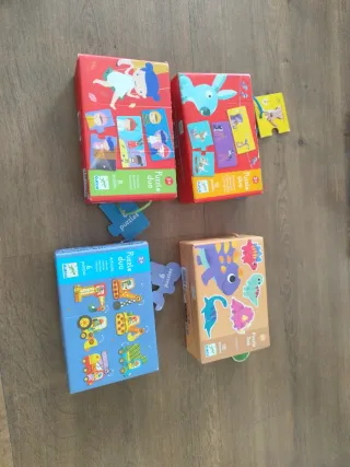 Pack 4 Puzzles Duo Djeco