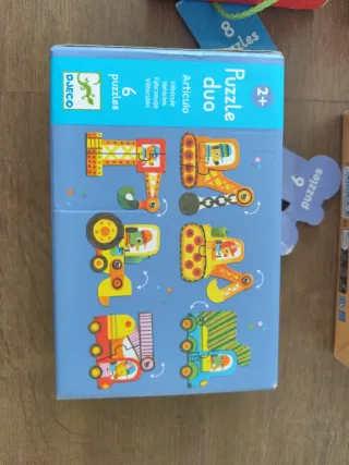Pack 4 Puzzles Duo Djeco