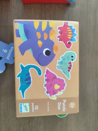Pack 4 Puzzles Duo Djeco