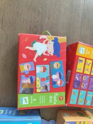 Pack 4 Puzzles Duo Djeco