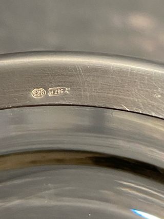 Caraffa Cristallo Mario Cioni Argento 925