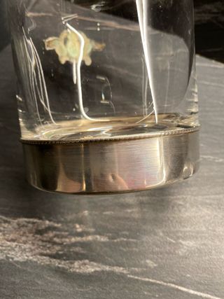 Caraffa Cristallo Mario Cioni Argento 925