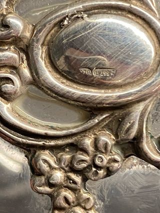 Caraffa Cristallo Mario Cioni Argento 925