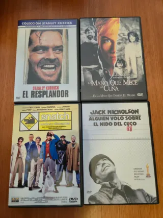 Lote 4 Películas DVD: Kubrick, Snatch, La Mano...