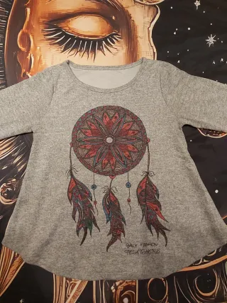 Jersey gris con mandala