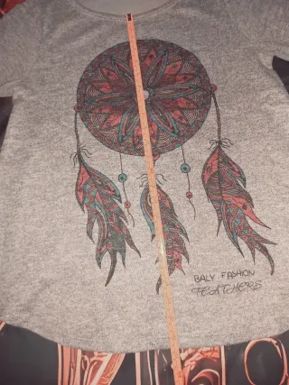 Jersey gris con mandala