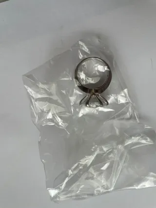 Anillo Plata con Diamante