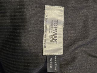 Traje Topman Negro Talla M