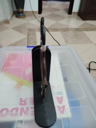 Sujetalibros de hierro con diseño de patos