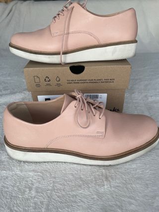 Zapatos Clarks Casuales Rosa palo