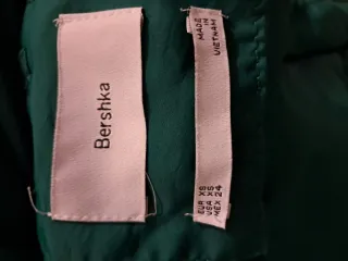 Cazadora acolchada mujer verde