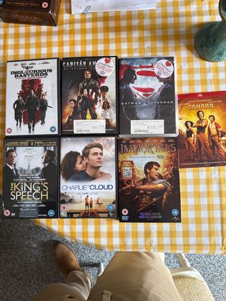 Lote 7 Películas DVD Acción y Aventura