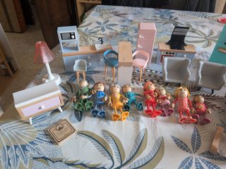 Casa de muñecas de madera