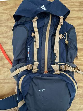 Mochila Quechua Forclaz Easyfit 50 Azul/Gris