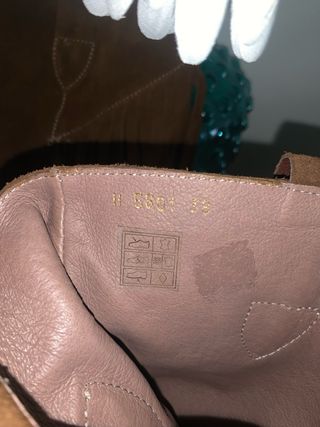 Botas Wonders Piel y Serraje Marrón Talla 38